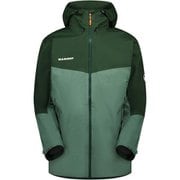 コンベイ ツアー ハードシェル フーデット ジャケット アジアンフィット メン Convey Tour HS Hooded Jacket AF Men 1010-28451 40239 dark jade-woods Sサイズ(日本：Mサイズ) [アウトドア 防水ジャケット メンズ]