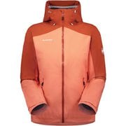 コンヴェイツアー ハードシェル フーデット ジャケット アジアンフィット ウィメン Convey Tour HS Hooded Jacket AF Women 3747 salmon-terracotta XSサイズ(日本：Sサイズ) [アウトドア 防水ジャケット レディース]