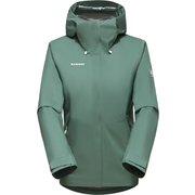 アルトハードシエル フーデッドジャケット ウィメン Alto HS Hooded Jacket Women 1010-30620 40236 dark jade Sサイズ(日本：Mサイズ) [アウトドア 防水ジャケット レディース]