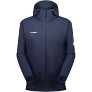 グラナイト ソフトシェル  フードジャケット アジアンフィット メン GRANITE SO Hooded Jacket AF Men 1011-00322 5899 marine-white Lサイズ(日本：XLサイズ) [アウトドア ジャケット メンズ]