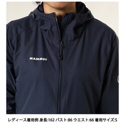 23SS【マムート/ウィメンズ グラナイト SO フーデッドジャケット AF/5899(marine-white)/Sサイズ(EU)】mtr セール】グラナイト SO フーデッド ジャケット AF ウィメン