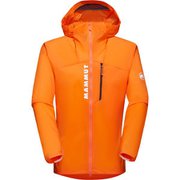 エナジー ウィンドブロック フードジャケット メン Aenergy WB Hooded Jacket Men 1012-00580 2258 dark tangerine Mサイズ(日本：Lサイズ) [アウトドア ウインドブレーカー メンズ]