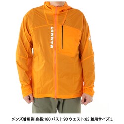 MAMMUT オレンジジャケット フード付き 中古・古着通販】MAMMUT (マムート) ハードシェルフード