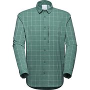 マウンテン ロングスリーブ シャツ メン Mountain Longsleeve Shirt Men 1015-01050 40238 dark jade-jade Lサイズ(日本：XLサイズ) [アウトドア シャツ メンズ]