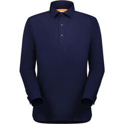 アクティブポロ ロングスリーブ シャツアジアンフィット メン Active Polo Longsleeve Shirt AF Men 1015-01250 5118 marine Sサイズ(日本：Mサイズ) [ポロシャツ メンズ]