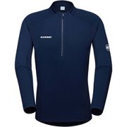 エナジー ファーストレイヤー ハーフ ジップ ロングスリーブ アジアンフィット メンズ カットソー marine(5118) Sサイズ(日本:Mサイズ) 1016-01310