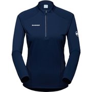 エナジー ファーストレイヤー ハーフ ジップ ロングスリーブ アジアンフィット レディース カットソー marine（5118） XSサイズ（日本：Sサイズ） 1016-01320