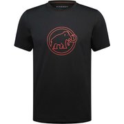 QD ロゴ プリント Tシャツ アジアンフィット メンズ カットソー black PRT4（00413） Sサイズ（日本：Mサイズ） 1017-02012