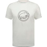 キューディーロゴプリントTシャツアジアンフィットメン QD Logo Print T-Shirt AF Men 1017-02012 00541 white PRT4 Mサイズ(日本：Lサイズ) [アウトドア カットソー メンズ]