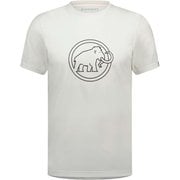 キューディーロゴプリントTシャツアジアンフィットメン QD Logo Print T-Shirt AF Men 1017-02012 00541 white PRT4 XLサイズ(日本：XXLサイズ) [アウトドア カットソー メンズ]