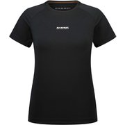 キューディー ロゴ プリント ティーシャツ アジアンフィット ウィメン QD Logo Print T-Shirt AF Women 1017-02022 00253 black PRT1 XSサイズ(日本：Sサイズ) [アウトドア カットソー レディース]