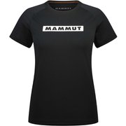 キューディー ロゴ プリント ティーシャツ アジアンフィット ウィメン QD Logo Print T-Shirt AF Women 1017-02022 00254 black PRT2 Mサイズ(日本：Lサイズ) [アウトドア カットソー レディース]