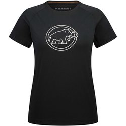 QD ロゴ プリント Tシャツ アジアンフィット レディース カットソー black PRT4（00413） Lサイズ（日本：XLサイズ） 1017-02022