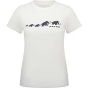 キューディー ロゴ プリント ティーシャツ アジアンフィット ウィメン QD Logo Print T-Shirt AF Women 1017-02022 00473 white PRT3 Mサイズ(日本：Lサイズ) [アウトドア カットソー レディース]