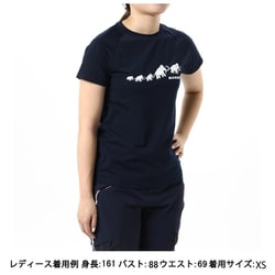 マムート（MAMMUT）（レディース）QD ロゴ プリント 半袖Tシャツ アジアンフィット 1017-02022-50355 速乾 マムート MAMMUT QD Logo Print T-Shirt AF Women[1017-02022