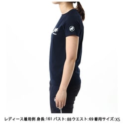 マムート（MAMMUT）（レディース）QD ロゴ プリント 半袖Tシャツ アジアンフィット 1017-02022-50355 速乾 マムート（MAMMUT）（レディース）QD ロゴ プリント 半袖Tシャツ