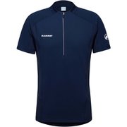 エナジー ファーストレイヤー ハーフ ジップ Tシャツ アジアンフィット メンズ カットソー marine(5118) Mサイズ 1017-04920