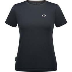 マムート エッセンシャルティーシャツアジアンフィット ウィメン Mammut Essential T-Shirt AF Women 1017-05090 00253 black PRT1 XSサイズ(日本：Sサイズ) [アウトドア カットソー レディース]