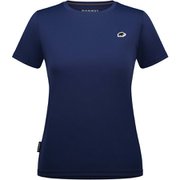 マムート エッセンシャルティーシャツアジアンフィット ウィメン Mammut Essential T-Shirt AF Women 1017-05090 50364 marine PRT1 Mサイズ(日本：Lサイズ) [アウトドア カットソー レディース]