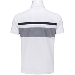 Titleist ポロシャツ L ネイビー/ホワイト タイトリスト半袖ポロシャツ白×ネイビー総柄 メンズ Lゴルフ