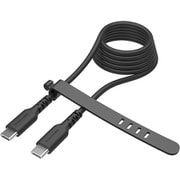結束バンド付 PD60W CtoCケーブル 2.0m ブラック TSC263CC20K