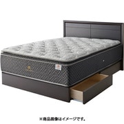 ベッドフレーム ヴィトーリアII VittoriaII DR(ドロアータイプ) ダークブラウン ダブルワイド ヴィトーリア2DW-DRダーク-F