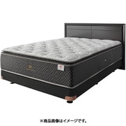 ベッドフレーム ヴィトーリアII VittoriaII DC(ダブルクッション脚タイプ) ダークブラウン/ブラック シングル ヴィトーリア2S97DC-SBK-K