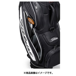 タイトリスト プレミアム キャディバッグ ブラック×ホワイト Titleist タイトリスト TITLEIST プレミアム キャディバッグ