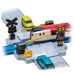 トミカ　ミニカー　プラレール　まとめ売り J-12 トミカと遊べる踏切 (プラレール) - ホビーサーチ おもちゃ