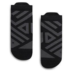 パフォーマンスローソックス Performance Low Sock M 344.00816 ブラック/シャドー Mサイズ(26.5-27.5cm) [ランニングウェア ソックス メンズ]