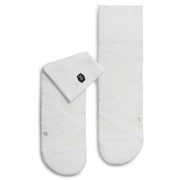 パフォーマンスミッドソックス Performance Mid Sock M 354.00826 ホワイト/アイボリー Sサイズ(25-26cm) [ランニングウェア ソックス メンズ]