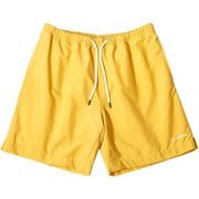 アクティブ ウォーターショーツ Active Water Shorts AMS23317 マスタード Lサイズ [ランニングウェア ショートパンツ メンズ]