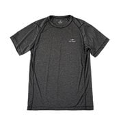 トレーニング ショートスリーブ Training Short Sleeves SMS23203 ブラック XLサイズ [ランニングウェア シャツ メンズ]