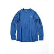 トレーニング ロングスリーブ Training Long Sleeves SMS23204 ブルー Sサイズ [ランニングウェア シャツ メンズ]