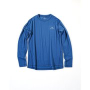 トレーニング ロングスリーブ Training Long Sleeves SMS23204 ブルー XLサイズ [ランニングウェア シャツ メンズ]