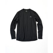 トレーニング ロングスリーブ Training Long Sleeves SMS23204 ブラック XLサイズ [ランニングウェア シャツ メンズ]