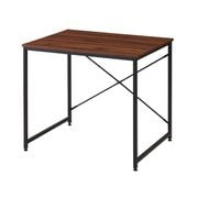 シンプルデスク 幅80×奥行60cm ウォールナット N-7841