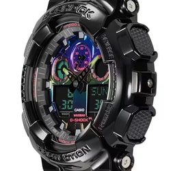 腕時計、アクセサリー メンズ腕時計 ヨドバシ.com - カシオ CASIO G-SHOCK ジーショック GA-100RGB-1AJF [G 