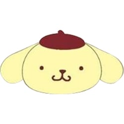AST-10127-C サンリオキャラクターズ ダイカットフェイスクッション Ver.2 ポムポムプリン [キャラクターグッズ]