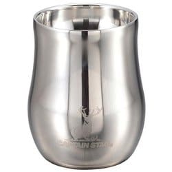 UE-3570 [アウトドアタンブラー 香る 真空二重タンブラー 240ml 保温保冷 ステンレス製 シルバー ミラー仕上げ]