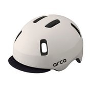 ARCA（アルカ） マットオフホワイト 50～54cm（未満） 安全規格 SGマーク [自転車ヘルメット]