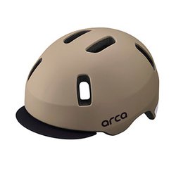 ARCA（アルカ） マットモカブラウン 50～54cm（未満） 安全規格 SGマーク [自転車ヘルメット]