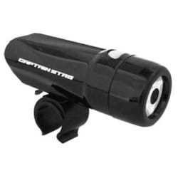 自転車 LEDヘッドライト 1LEDライト 280 明るさ2000カンデラ/3発光モード/取り付け工具不要/生活防水IPX4準拠/耐熱・耐冷 ポリカーボネート製 ブラック Y-4281