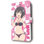痛いのは嫌なので防御力に極振りしたいと思います。 手帳型スマートフォンケース [キャラクターグッズ]