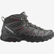 エックスウルトラ パイオニア ミッド ゴアテックス X ULTRA PIONEER MID GTX L47170400 PEAT/QUIET SHADE/BIKING RED 27cm [ハイキングシューズ メンズ]