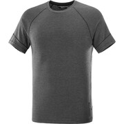 RUNLIFE SS TEE M LC2026000 DEEP BLACK/HEATHER Lサイズ [ランニングウェア シャツ メンズ]