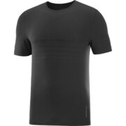 SNTIAL SEAMLESS S/S T M LC2040700 DEEP BLACK Sサイズ [アウトドア カットソー メンズ]