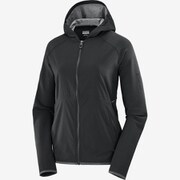 ランライフ フーディー RUNLIFE HOODIE W LC2027300 DEEP BLACK Lサイズ [ランニングウェア ブレーカー レディース]