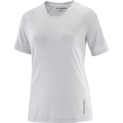 RUNLIFE SS TEE W LC2026400 OYSTER MUSHROOM/HEATHER Mサイズ [ランニングウェア シャツ レディース]