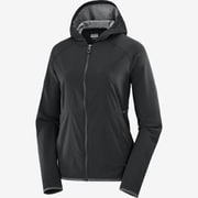ランライフ フーディー RUNLIFE HOODIE W LC2027300 DEEP BLACK Mサイズ [ランニングウェア ブレーカー レディース]